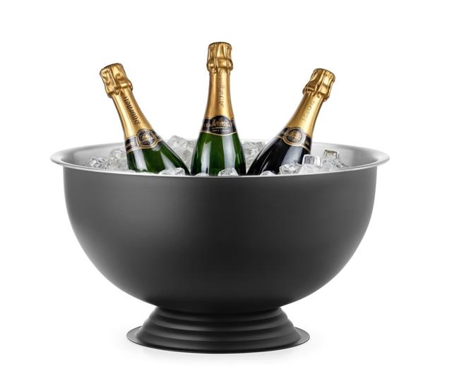 Misa do szampana, BarUp, 13L, czarny, ?393x(H)214mm, Okrągły Wariant podstawowy