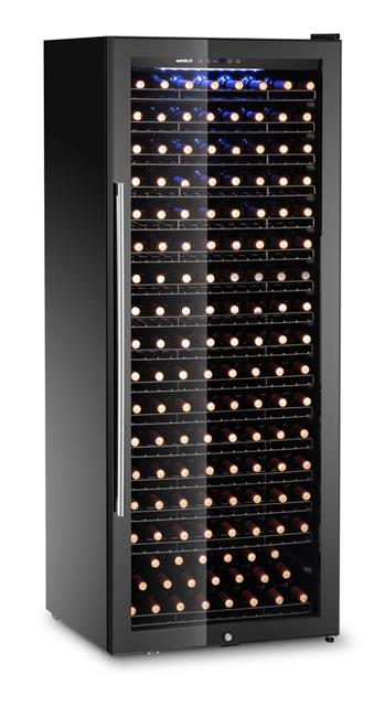 Lodówka do wina, 1-strefowa, 224 butelek, Arktic, 542L, czarny, 690x700x(H)1833mm Wariant podstawowy