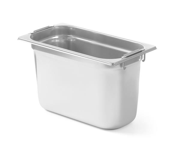 Pojemnik GN z chowanymi uchwytami, HENDI, Profi Line, GN 1/3, 3,9L, 325x176x(H)100mm Wariant podstawowy