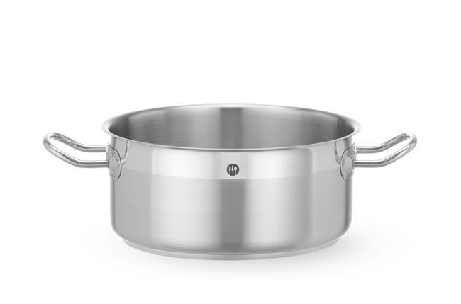 Garnek niski bez pokrywki, HENDI, Profi Line, 4,7L, ?240x(H)112mm, Okrągły Wariant podstawowy