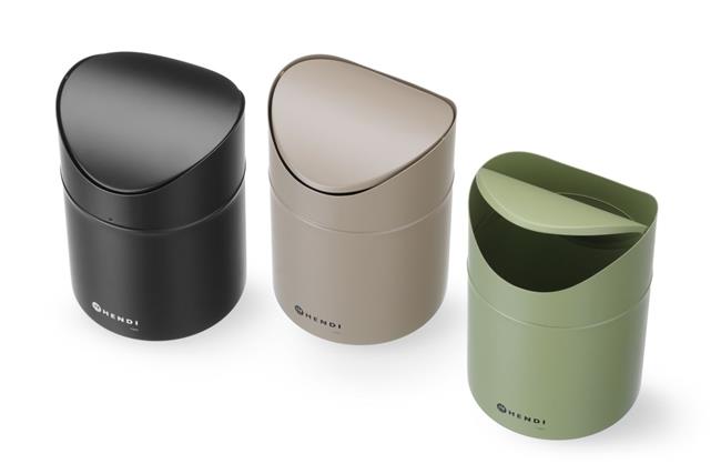 Śmietniczka stołowa, HENDI, 1,2L, beżowy, ?120x(H)165mm Wariant podstawowy