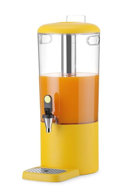 Dyspenser do soków, 8 l UNIQ, HENDI, designed by Robert Bronwasser, 8L, żółty, 318x216x(H)532mm Wariant podstawowy