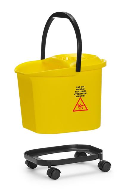 Wiadro do mopa, HENDI, 16L, żółty, 405x296x(H)340mm Wariant podstawowy